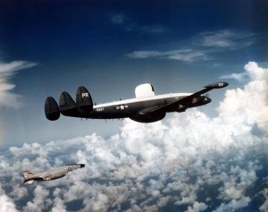 Lockheed EC-121M with F-4B