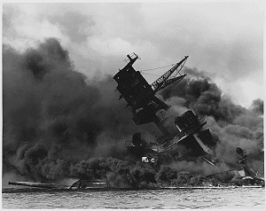 USS Arizona at Pearl Harbor