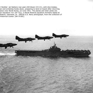 F9F-2 Panthers & USS Boxer
